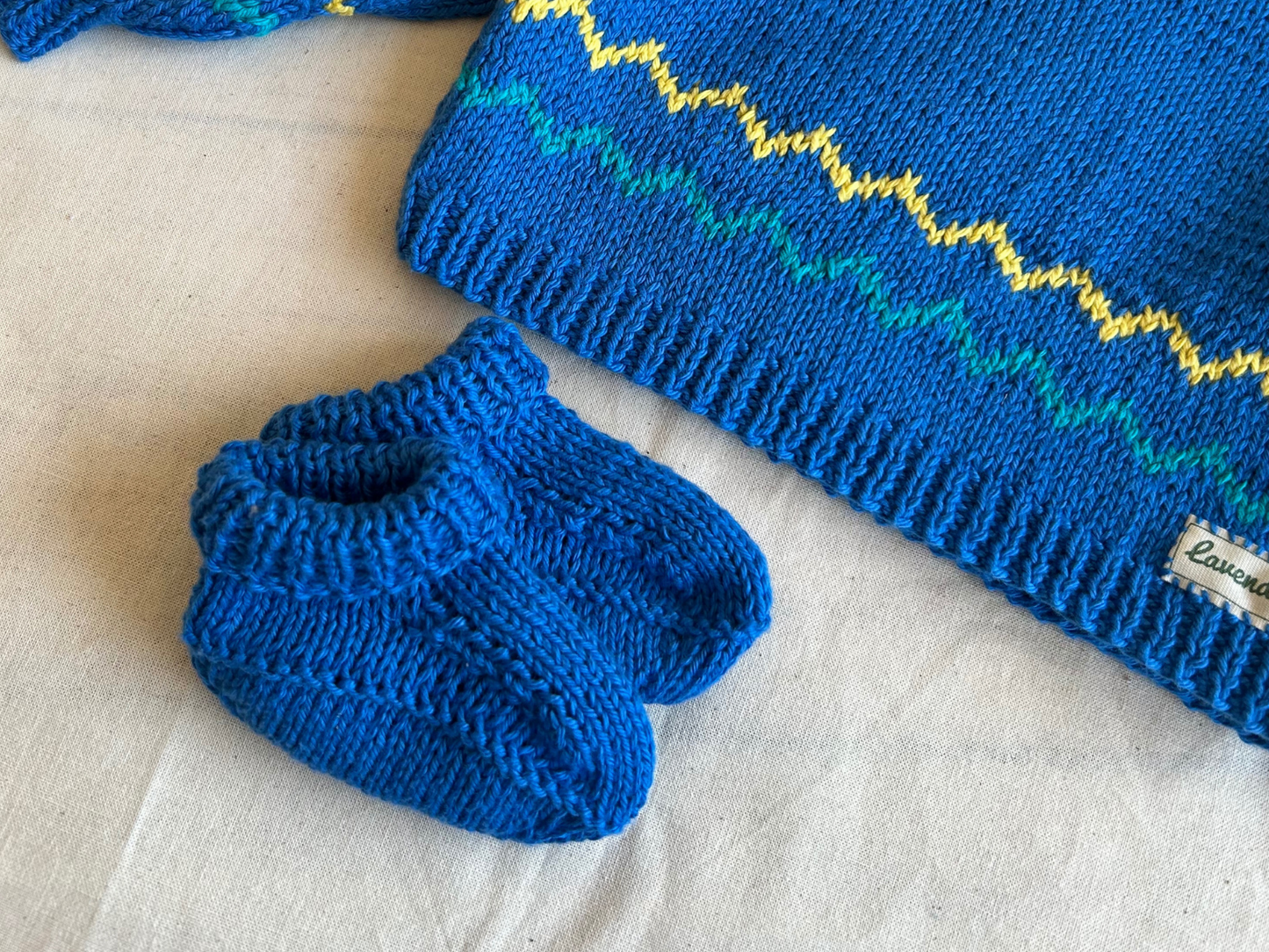 Handcrafted Organic Cotton Baby Booties