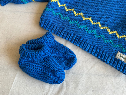 Handcrafted Organic Cotton Baby Booties