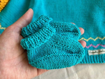 Handcrafted Organic Cotton Baby Booties
