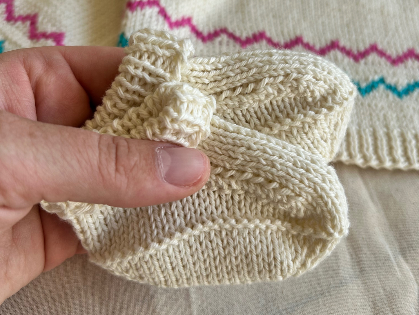 Handcrafted Organic Cotton Baby Booties