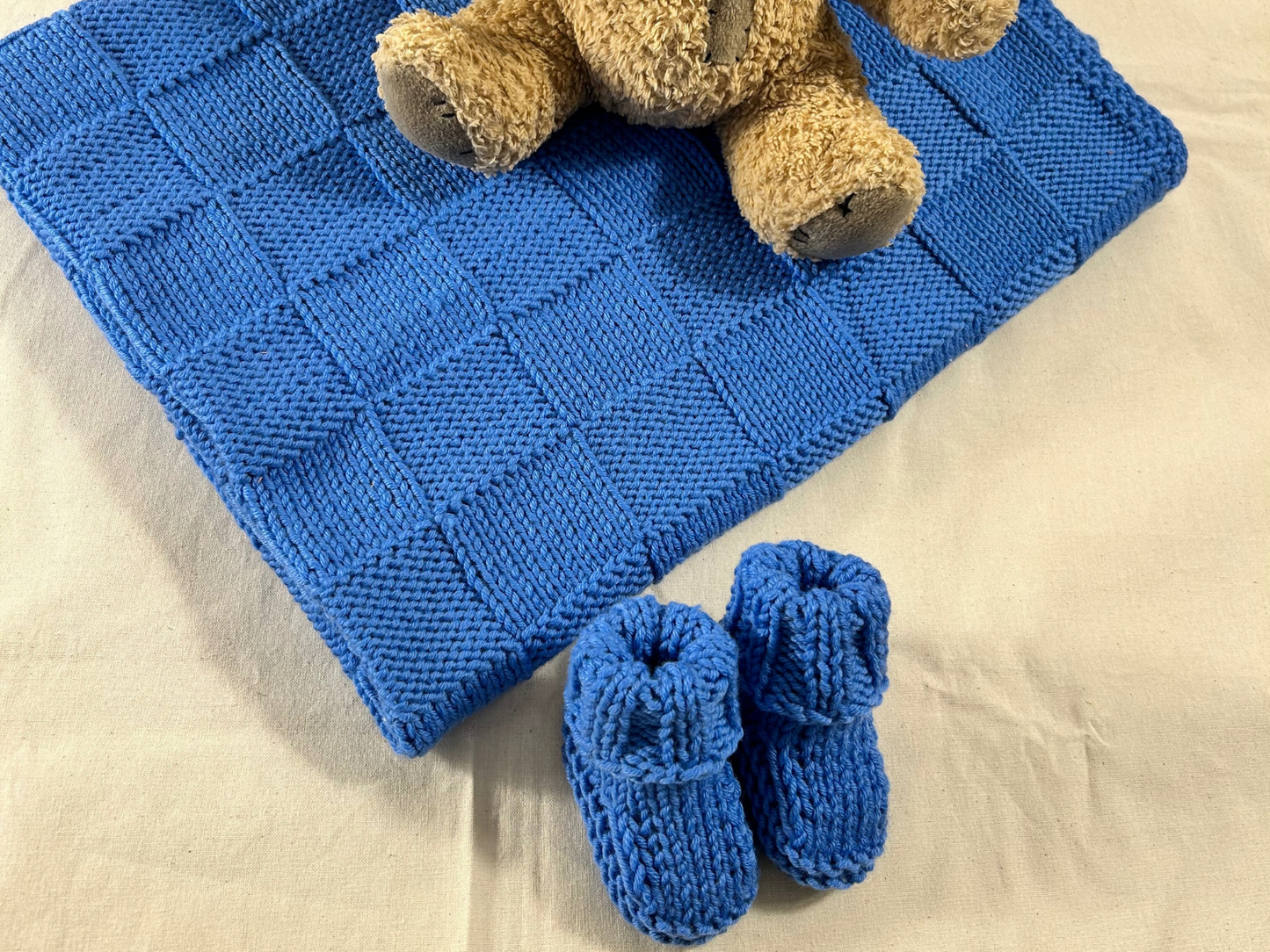 Luxury Chunky Merino Wool Baby Blanket | Handmade in the UK | Soft & Breathable | Newborn Gift | Pink or Blue