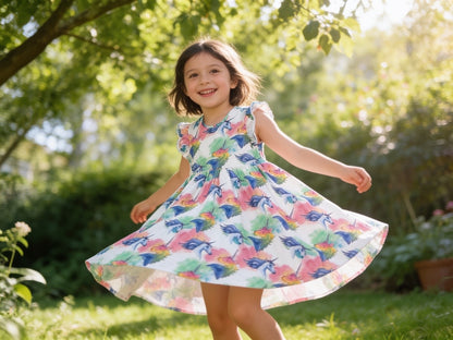 Rainbow Unicorn Summer Dress
