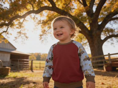Tractor & Farm Sweatshirt Long Sleeve